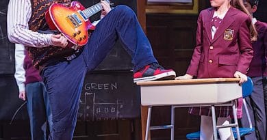A scene from School Of Rock, New London Theatre. Image by Tristram Kenton