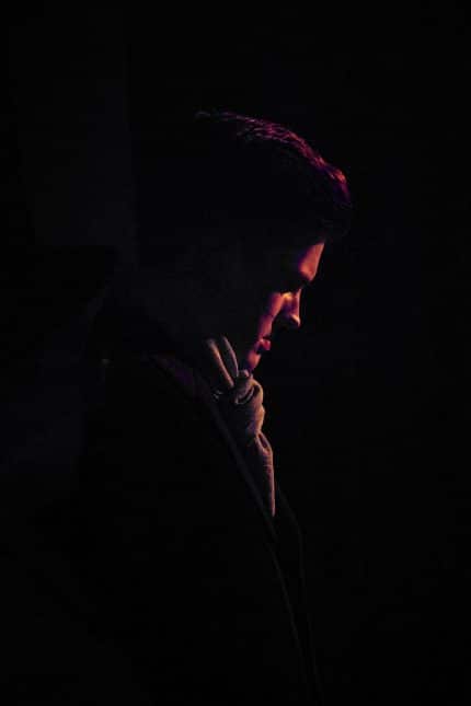 Joel Granger in a moment of preparation