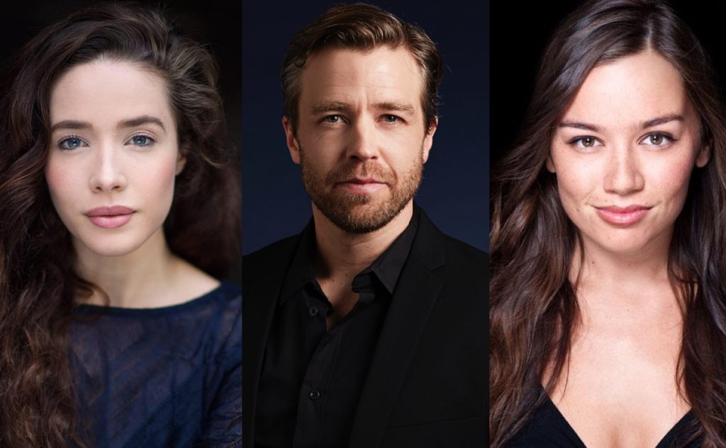 Elisa Colla, Simon Gleeson and Alinta Chidzey