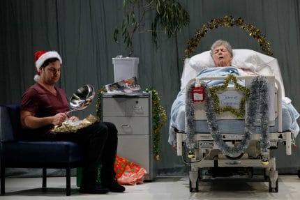 Jason Klarwein and Penny Everingham in Once in a Royal David's City. Photography by Philip Gostelow.