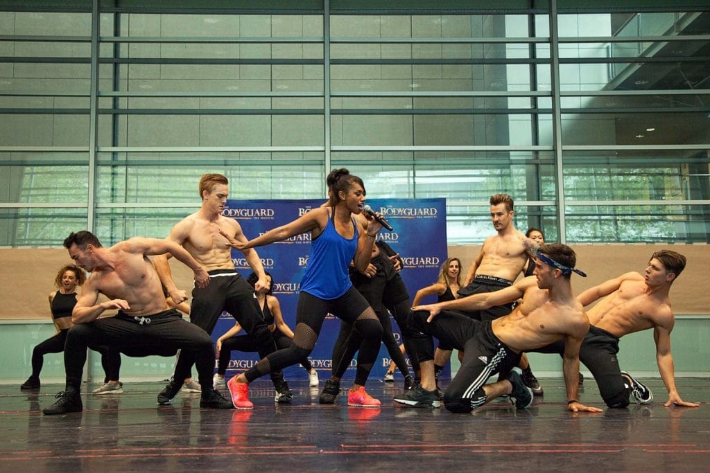 Paulini and ensemble of The Bodyguard