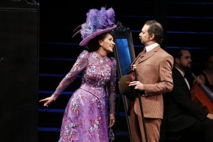 Marina Prior and Grant Piro. Photo by Jeff Busby
