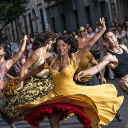 ariana debose, david alvarez, and cast - nikko tavernise