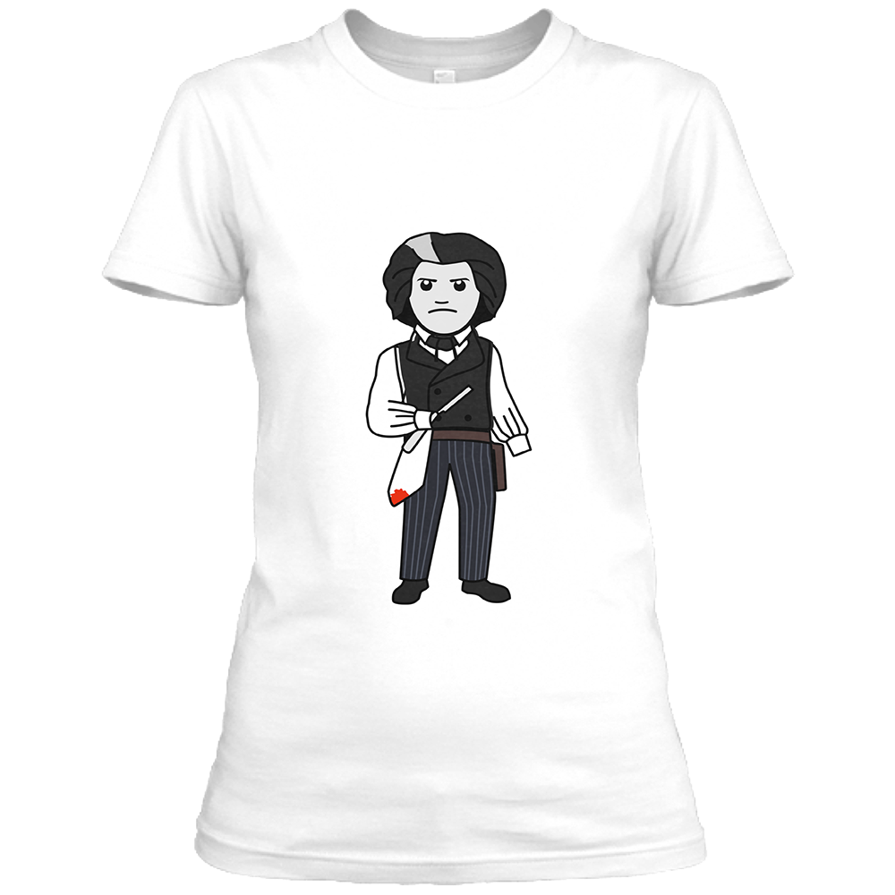 Sweeney Women's White Crew NeckT-Shirt