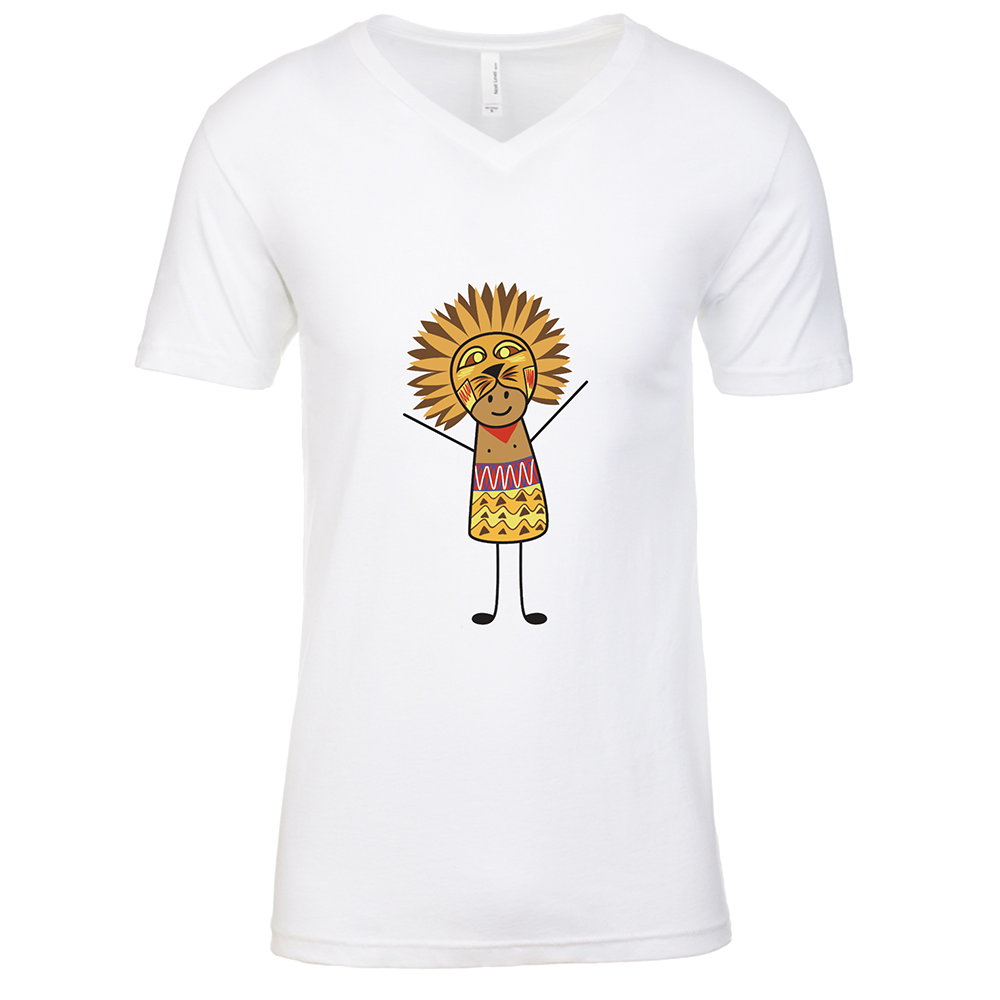 Lion King Mens V Neck