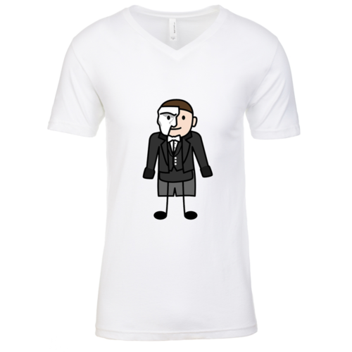 Phantom Mens White V Neck T-Shirt