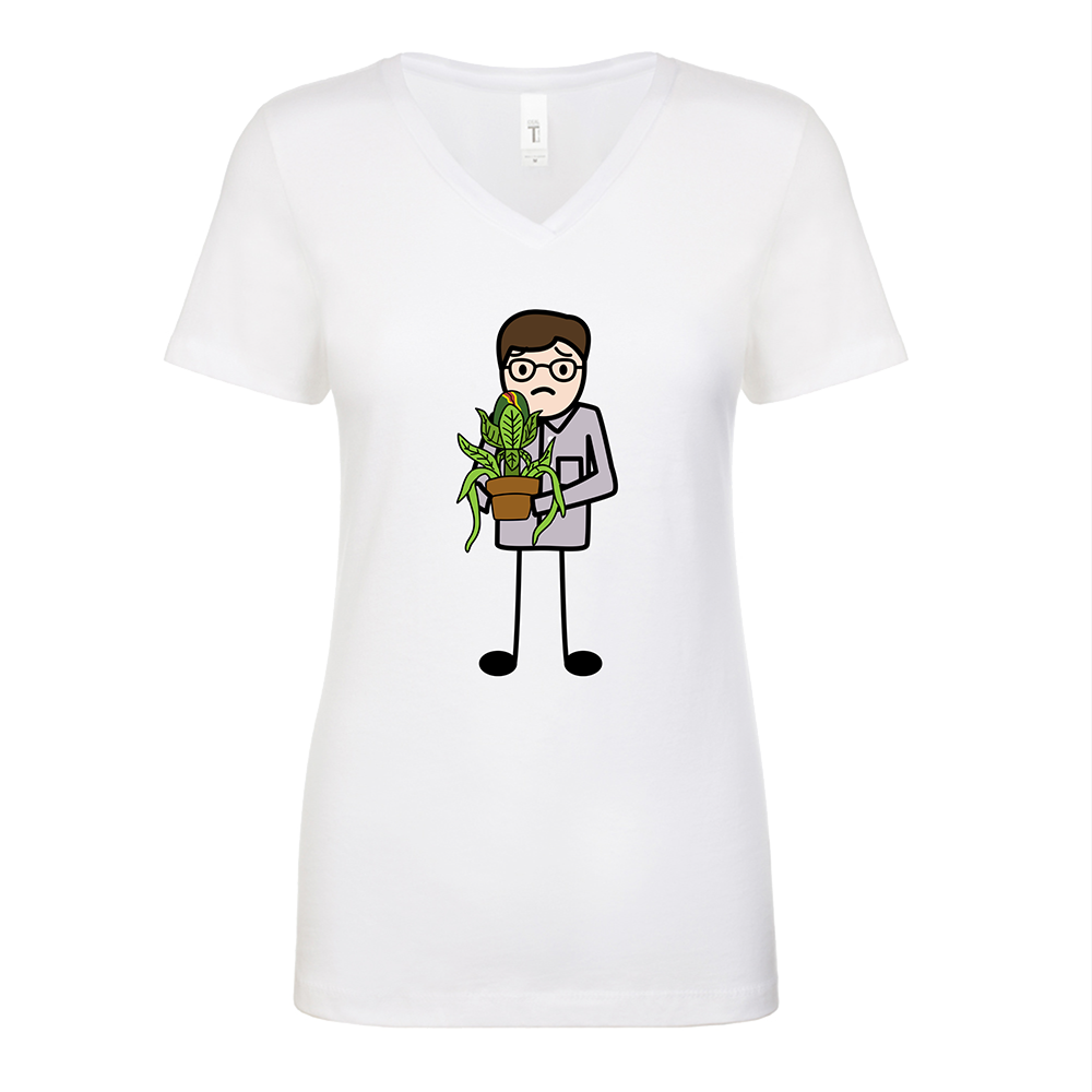 Seymour Womens White V neck