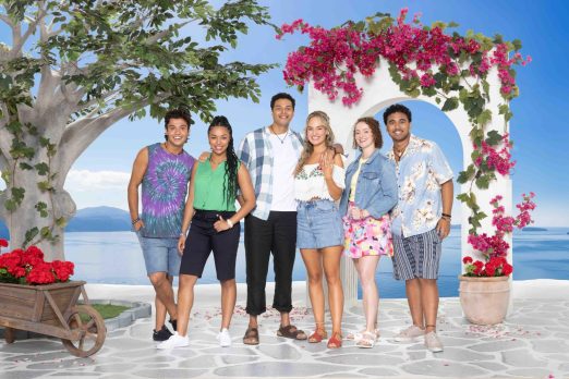 MAMMA MIA! AUSTRALIA 2023 - Jordan Tomljenovic, Kadesa Honeyhill, Lewis Francis, Sarah Krndija, Nina Carmen, Etuate Lutui - PIC CREDIT SAM BISSO
