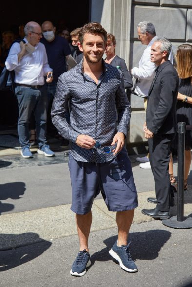 Milan Fashion Week Street Style before Giorgio Armani fashion show Day 4, Milan, ITALY - 20 Jun 2022